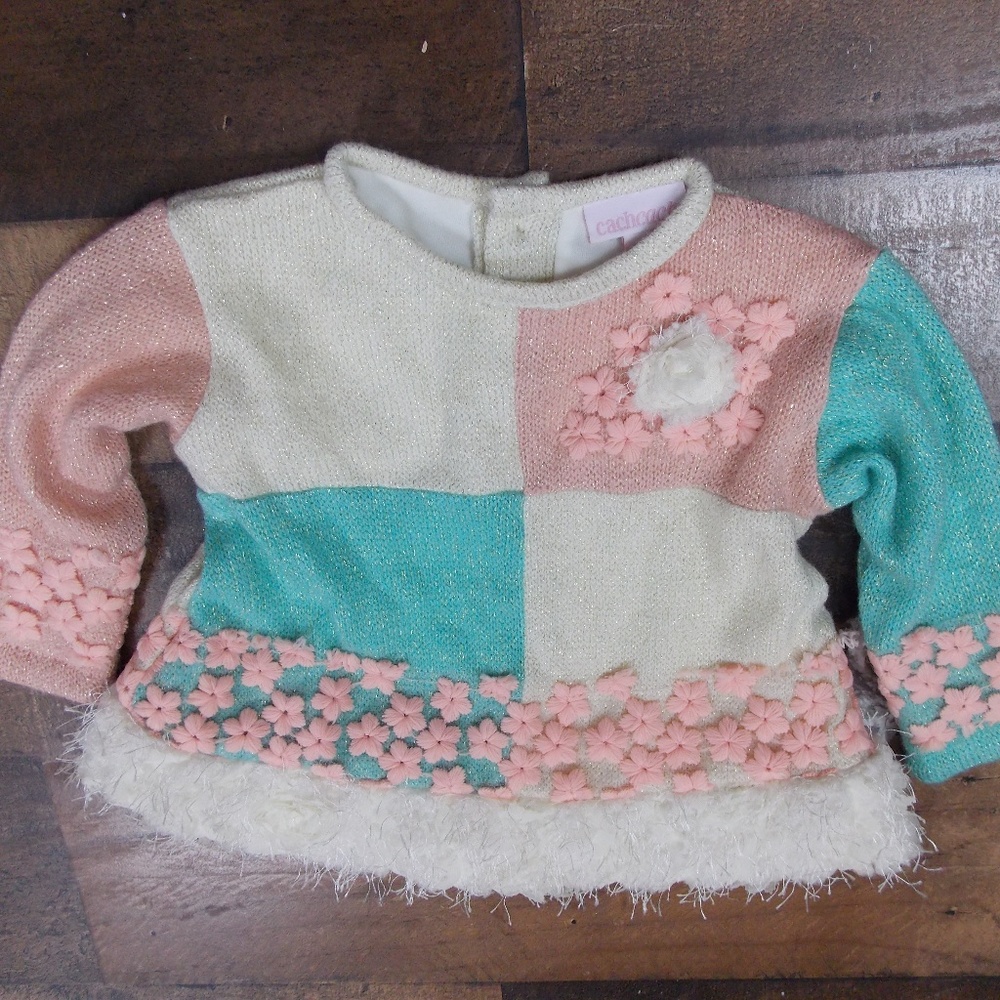 NWT Cachcach sweater 6M